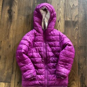 Lands' End Kids Magenta Puffer Jacket